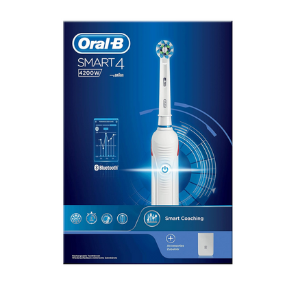 Oral-B Smart 4 4200 W - Zahnbürste - Bluetooth-Verbindung und Oral-B App