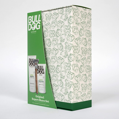 Bulldog Original Bambus-Rasierer für Männer 3 Set inkl. Rasiercreme und Feuchtigkeitscreme