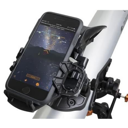 Celestron - Astromaster LT 70AZ mit Telefonadapter und Mondfilter